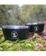Lucky Dog Stainless Steel Dog Bowl Black 2-Pack Indulge 8 Non-Slip BPA Free - $1,265.18 MXN
