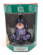Winnie The Pooh Christmas Ornament EEYORE TANLGED IN GARLAND Disney - £10.37 GBP