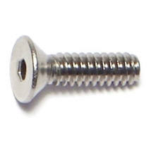 #6-32 x 1/2&quot; 18-8 Stainless Flat Head Socket Cap Screws (20 pcs.) - $12.47