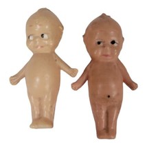 Vtg Kewpie Antique 2.5&quot; Celluloid Miniature Dollhouse Toy Baby Doll Girl Figure - £18.59 GBP