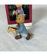 1996 Hallmark Keepsake Ornament Son Boy Bear On A Pony Horse Stick - $6.05 CAD