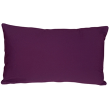 Caravan Cotton Purple 12x19 Throw Pillow, Complete with Pillow Insert - £21.27 GBP