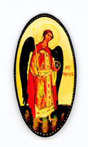 Russisch Handbemalt Broschen Von Religiöse Saints_Brosche_07 - £9.55 GBP