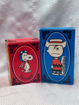 Avon 1969 Snoopy Liquid Soap Mug 5 Oz &amp; 1971 Charlie Brown Comb / Brush In Boxes - £23.70 GBP
