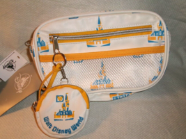 WDW Parks 50th Anniversary Vault Collection Castle Belt Fanny Pack w/Coi... - £36.62 GBP