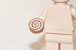Minifigures Cinnamon Roll Baked Cake Bakery Sweet Shop Round Piece Toys - £1.29 GBP