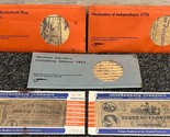 Collectors Historical Document Replicas Declaration  &amp; Confederate Bills... - £22.99 GBP