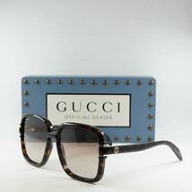 GUCCI GG1066S 002 Havana/Brown 59-16-140 Sunglasses New Authentic - £202.42 GBP