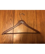 Wooden Brown Dress Coat Suit Hanger Las Vegas Aria Collection Ships N 24h - £22.77 GBP