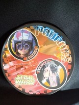 Disney Star Wars ~ Anakin And Sebulba~ 8" Melamine Plate By Z Ak! Designs - $14.01