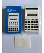 Vintage 80s Sharp Elsi Mate EL-230 Calculator Made in Japan Elsimate DAM... - $33.94 CAD