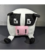 Minecraft Cow Plush White Black Soft Stuffed Animal (Clean) - £15.66 GBP