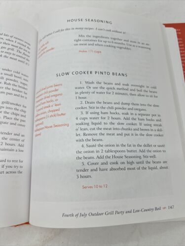Vintage Cookbook Hardcover Paula Deen Celebrates Menu & Recipes For The Holidays Item image 9