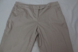 Willi Smith Women’s Beige Ankle Cropped Trouser Pants Size 12 - $10.00