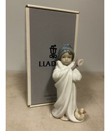 Lladro Figurine Child Wrapped in Towel with Rubber Duck &quot;Bundled Bather&quot;... - $2,294.45 MXN
