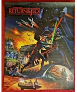 1983 Star Wars Return of the Jedi Movie Poster Coca Cola HI C 22&quot; x 17.5... - £26.43 GBP