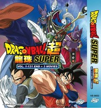 Anime DVD Dragon Ball Super (Vol.1-131 End + 3 Movie) Complete Box Set Japanese - £35.45 GBP