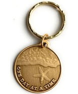 Starfish Beach One Day At A Time Keychain With Serenity Prayer - $5.99