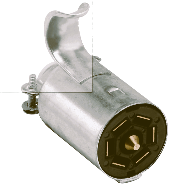 50-57-007 T. Bargman 7-way 12V Electrical Connector - Metal Trailer End - $12.99