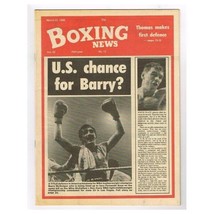 Boxing News Magazine March 22 1986 mbox3434/f Vol.42 No.12 U.S. Chance for Barry - £3.07 GBP