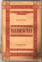 Barnby Rebekah Book Sheet Music Novello&#39;s Original Octavio Edition - £9.48 GBP