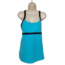 Victoria Secret Women&#39;s VSX Sexy Sport Athletic Tank Top Size Large Solid Blue - £20.27 GBP