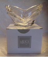 Mikasa DECO Bowl -6 1/2&quot; Crystal Votive Candle Holder Germany SN 027/718... - $13.64 CAD