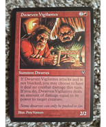 MAGIC THE GATHERING Dwarven Vigilantes Summon Dwarves 1996 Wizards Of Th... - £0.76 GBP