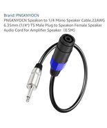 3-Pin XLR  Female to 6.35mm 1/4&quot; Male TS Amplifier Speaker Audio Adapter... - $195.98 MXN