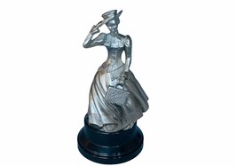 Avon Award Figurine Albee Metal sculpture award decor gift vtg statue purse hat - £39.43 GBP