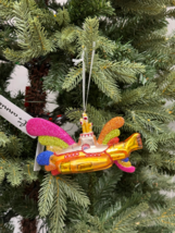 Beatles - Colorful Yellow Submarine GLASS Ornament by Kat &amp; Annie - $454.56 MXN