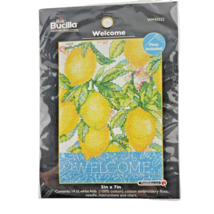 Bucilla Counted Cross Stitch Kit Welcome Lemons 5x7 in. By Andrea Tachiera 2011 - $15.40