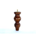8&quot; Tall Wooden Turned Feet/Sofa/ Chair/ Ottoman Leg  Brown Walnut ( Pack... - $52.41 CAD
