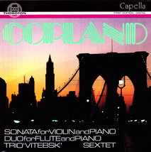 Aaron Copland CD Germany - Violin Piano Sonata, Flute Piano Duo, Vitebsk - £9.63 GBP