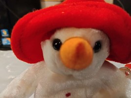 Ty Jingle Beanies Christmas Holiday Ornament Beanie CHILLIN The Snowman  - £8.75 GBP