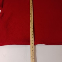 Mens 1/4 Zip Long Sleeve Pullover Red Sweatshirt Fleece Jacket Sz XL Made In USA image 13