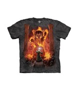 You Shall Not Pass Cat Gandalf Unisex Adult T-Shirt The Mountain 100% Co... - $26.73+