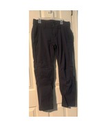 Prana Gray Cargo Pant with Roll Up Snap Option Pockets Outdoor Hiking Tr... - £17.52 GBP