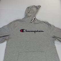 Champion Hoodie Shirt Men’s Large Gray Cotton Blend Casual Pullover Long Sleeve image 9