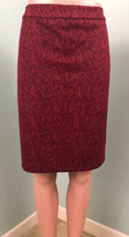 NWT Women&#39;s Michael Kors Merlot Snakeskin Print Ponte Straight Skirt Sz 10 - £27.62 GBP