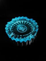 Rocky Patel Luminoso Aqua Glass Ashtray Gorgeous 10" Diameter NIB image 8