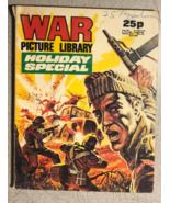 WAR PICTURE LIBRARY HOLIDAY SPECIAL (1975) UK B&amp;W comic book digest VG/VG+ - $371.16 MXN