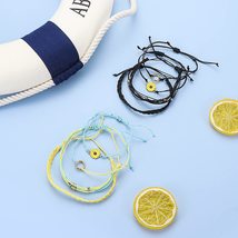 8Pcs Adjustable Rope String Beach Ocean Friendship Teen Women Girls Jewelry Brac - £10.09 GBP
