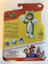 New Jakks Pacific World Of Nintendo Mario 4-Inch Cat Luigi W/SUPER Bell Figure - £17.09 GBP