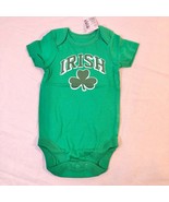 The Childrens Place Green 1pc IRISH Bodysuit 0-3M Shamrock St. Patricks Day - £11.85 GBP