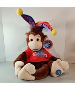 2001 Barnum &amp; Bailey Ringling Greatest Show Circus Jester Monkey 20&quot; Plu... - $16.04