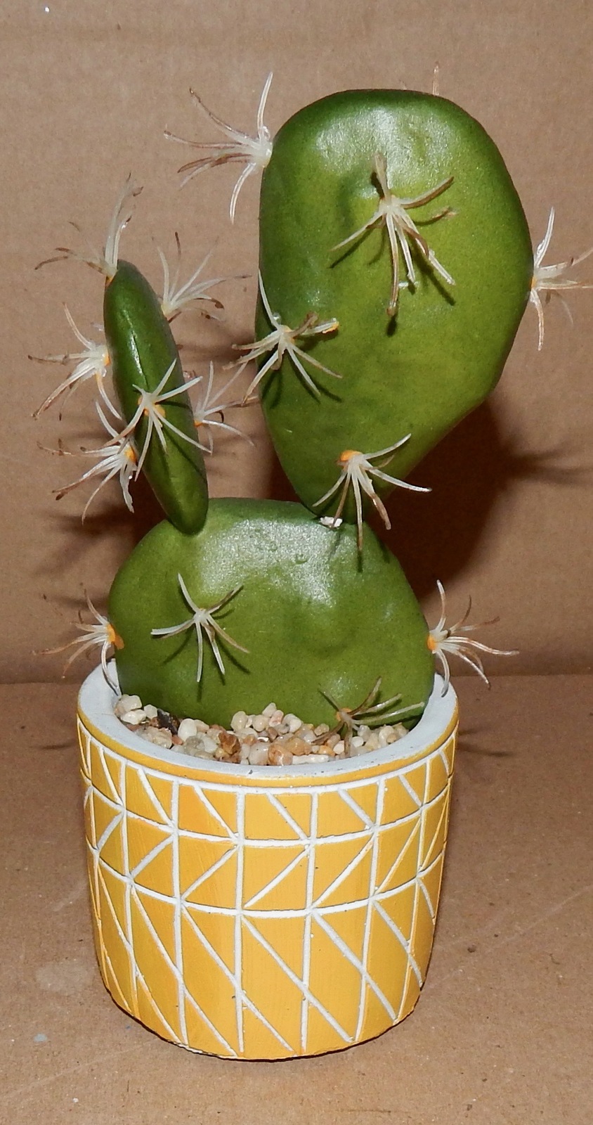 Ashland Summer Floral Accents Premade Fake Pick Cactus Plants 6" x 3" 173M - $3.49