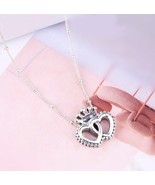 2018 Autumn Release 925 Sterling Silver United Regal Heart Necklace  - £15.64 GBP