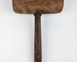 Vintage Medium Size wooden mallet hammer 6&quot; Head 2.5&quot; surface unbranded - $14.84