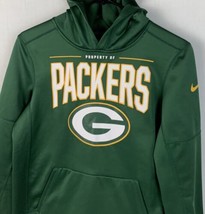 Green Bay Packers Hoodie Sweatshirt Nike Dri-Fit Boys Youth M 10-12 NFL ... - £23.97 GBP